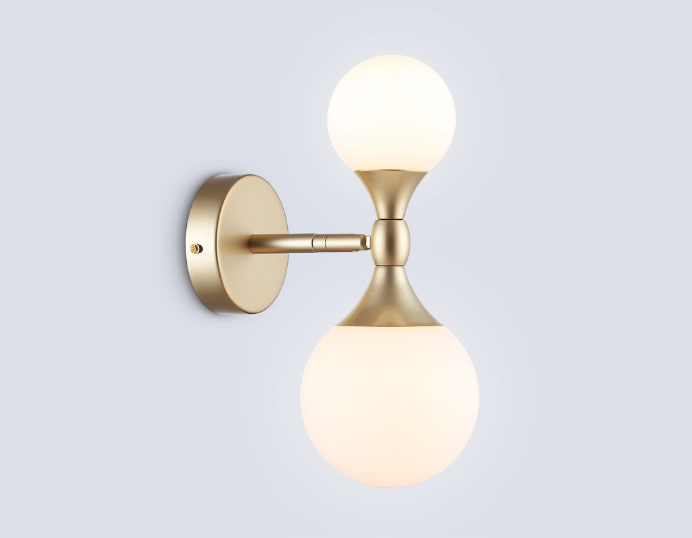 Бра со сменной лампой 12*19,5*30- см, 2*G9*28W, K, Ambrella Light High Light LH51053, золото