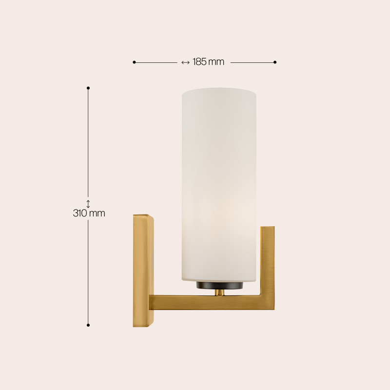 Настенное бра Maytoni Fortano MOD089WL-01BS, латунь