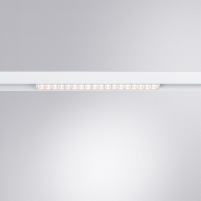 Трековый светильник 33,1*2,2 см, 1*LED*18W, 3000К, Arte lamp Linea Белый A4675PL-1WH