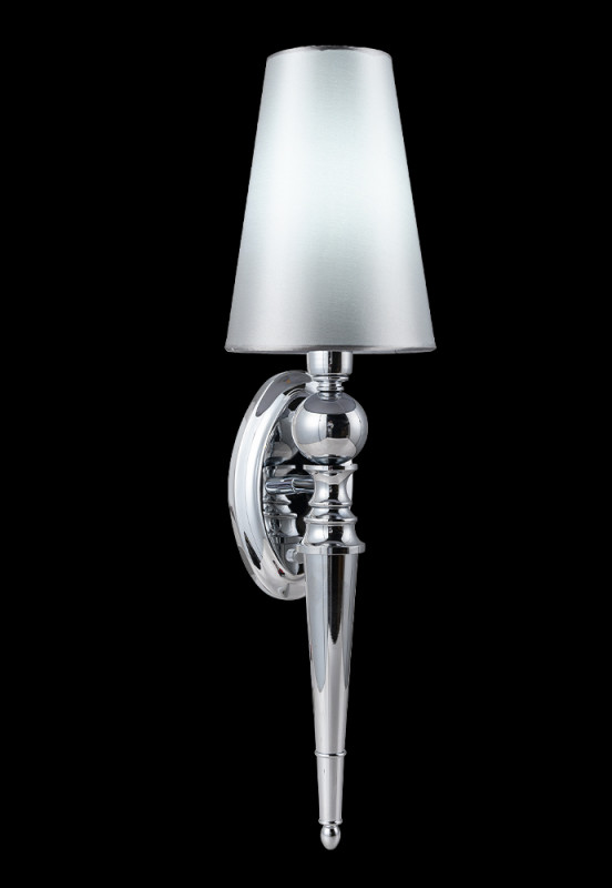 Бра 14 см Crystal Lux PER AP1 CHROME/SILVER Серебряный