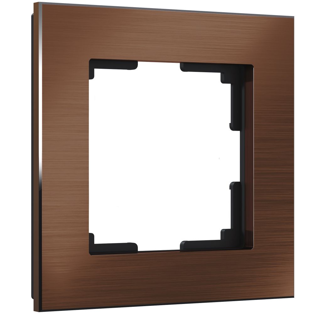 Рамка на 1 пост (коричневый алюминий) W0011714 Werkel 4690389157998