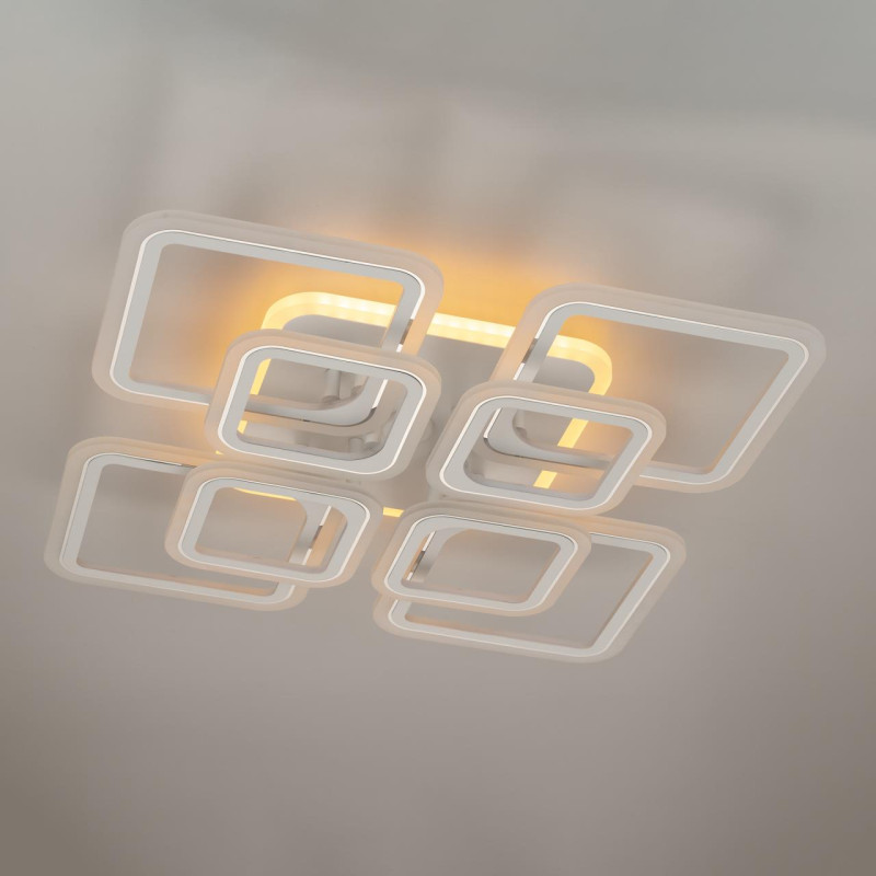 Люстра потолочная Citilux Марсель Смарт CL232A180E, 95W LED, 3000-5500K, белый