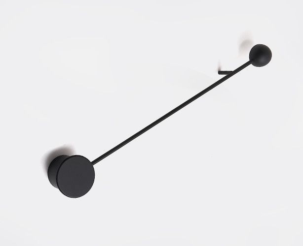 Настенный светильник 70 см, 4W, 3000K, Italline IT03-1435 black, черный