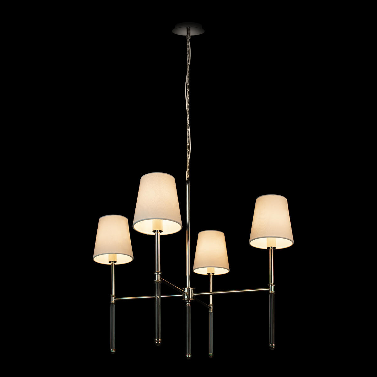 Подвесной светильник 69*69*73/225 см, 4*E14 LOFT IT Cosy 10308 Nickel никель