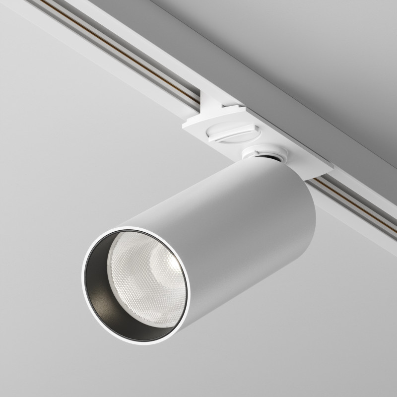 Светильник 16 см, 12W, 4000K, Maytoni Unity Focus LED TR021-1-12W4K-W-D-W, белый, 24°, Dim Triac