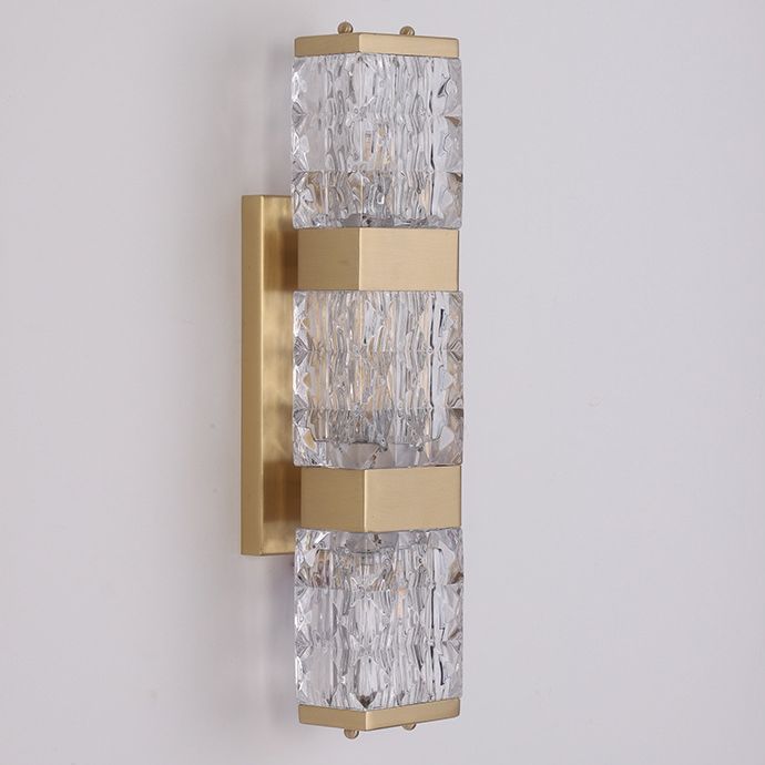 Бра MAGNET WALL 9,5*9,5*46 см, 1*G9*40W, ImperiumLoft magnet-wall01, Латунь