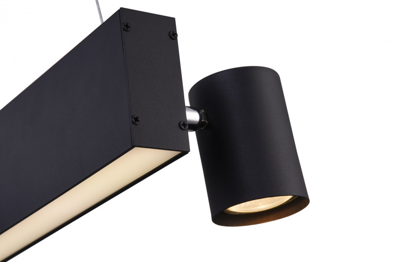 Подвесной светильник 11*60*120 см, 2*LED / GU10 черный Vele Luce Chela VL10142P02