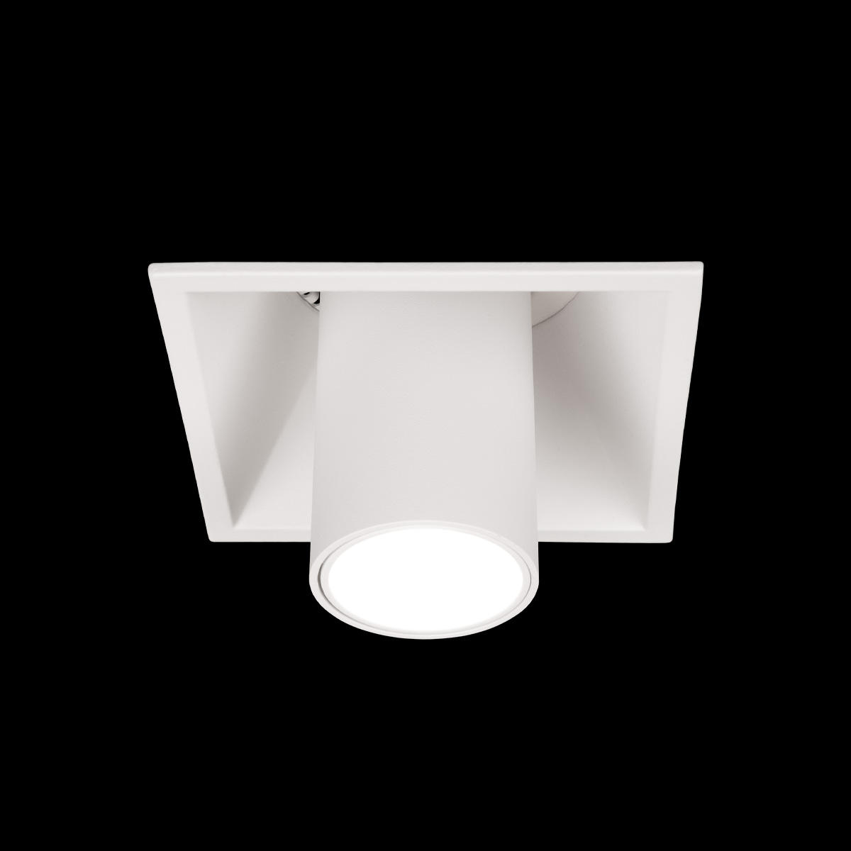 Встраиваемый светильник 9*9*9 см, 1*LED*10W 4000K LOFT IT Lens 10322/B White белый