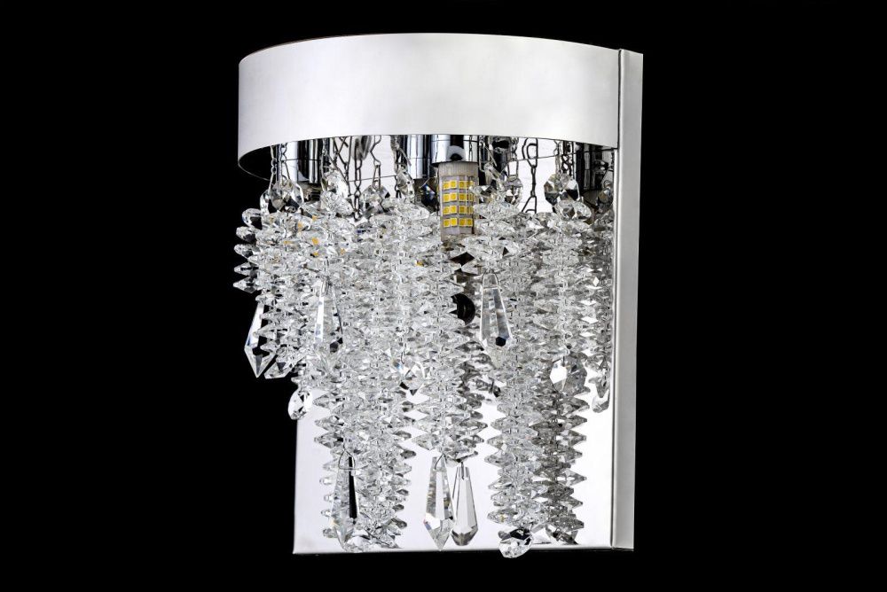 Бра *18*23 см, 3*GAL*W, Arti Lampadari Flusso Nickel Flusso H 2.18.107 N, никель