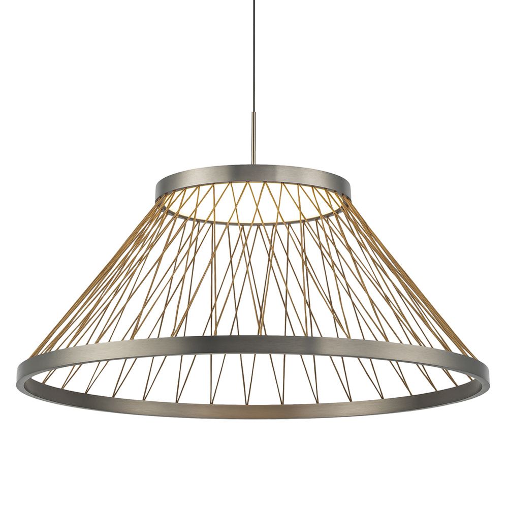 Подвесной светильник 60*194 см, *LED*43W, 3000K, Mantra Spider MAN8949, серый