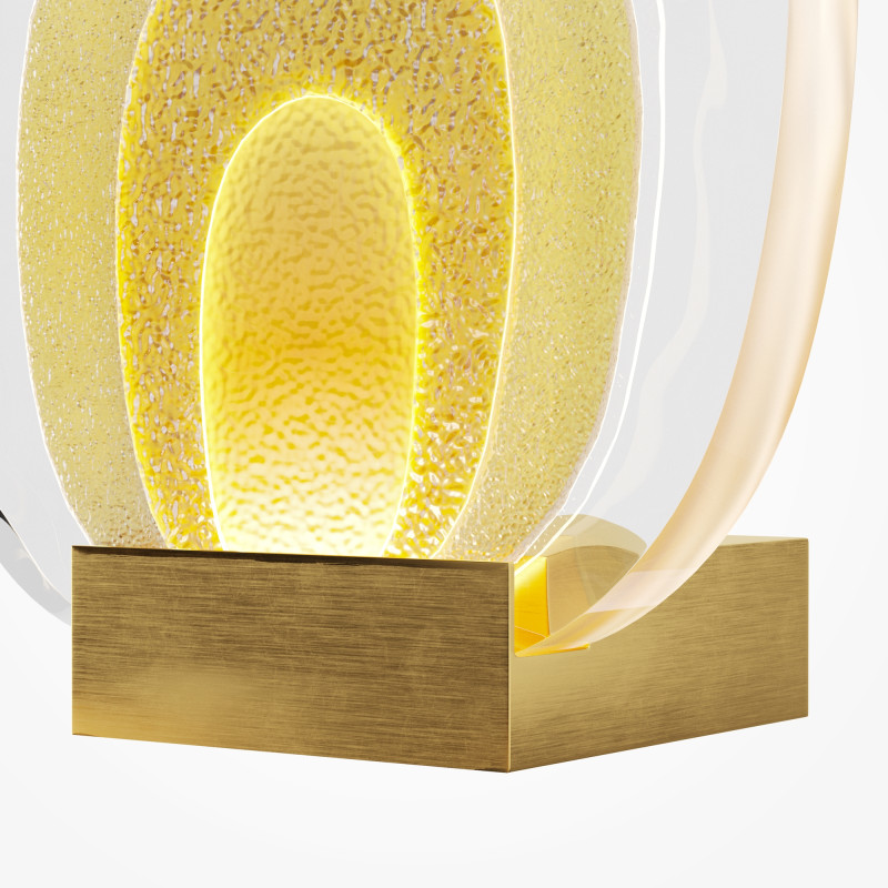 Бра 8*15*18 см,  LED, 3W, 3000К, Maytoni Biology MOD367WL-L3BSK латунный
