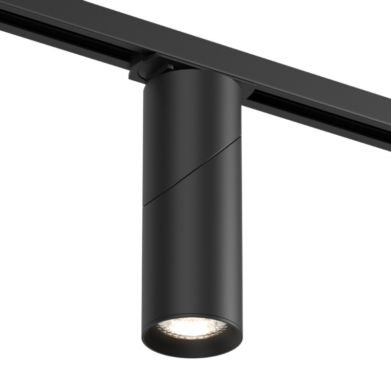 Светильник на шине 15*5,9*15,5 см, GU10 * 15W, , Denkirs Slant DK6080-BK, черный