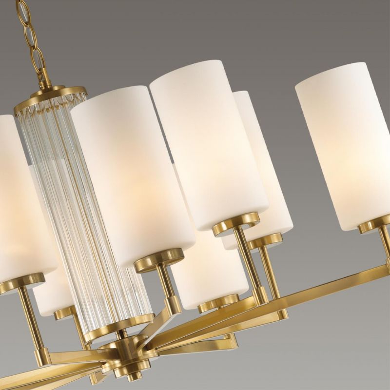 Светильник 85 см, Odeon Light HALL KASALI 4990/10, матовое золото