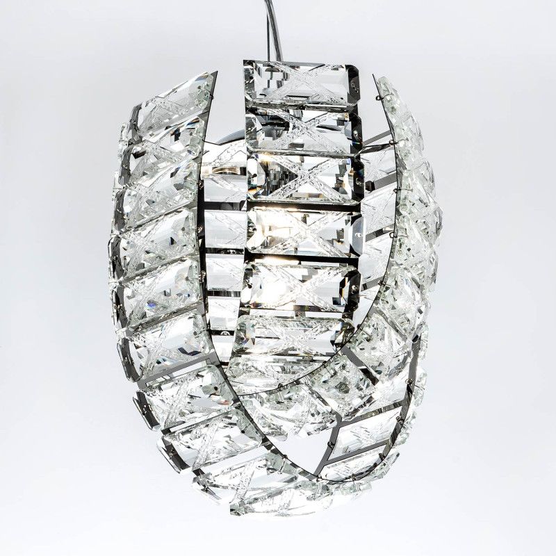 Подвесная люстра 20x20x50см, G9, 2xG9Вт, , Modelux ML.755.2 CR Хром