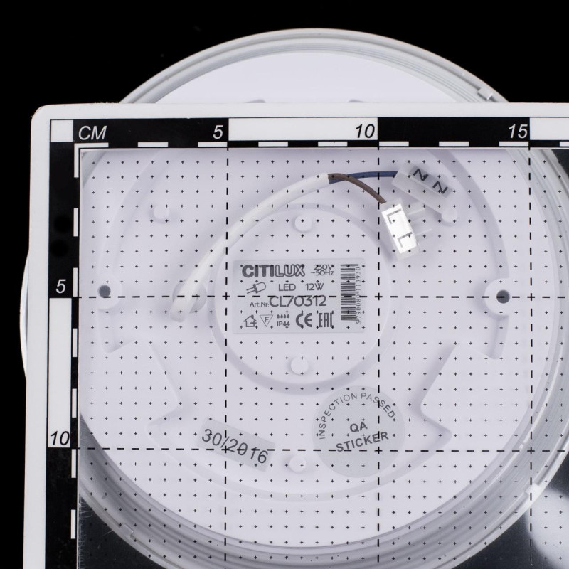 Светильник 21 см, 12W, 3000К Citilux СтарЛайт CL70313, бронза, теплый свет