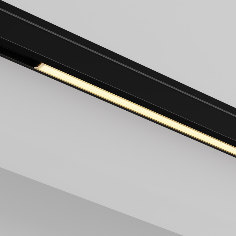 Трековый светильник 0,5*30*1,2 см, LED 5W 2700K 100° Maytoni Technical Basis Exility TR190-1-5W2.7K-B черный