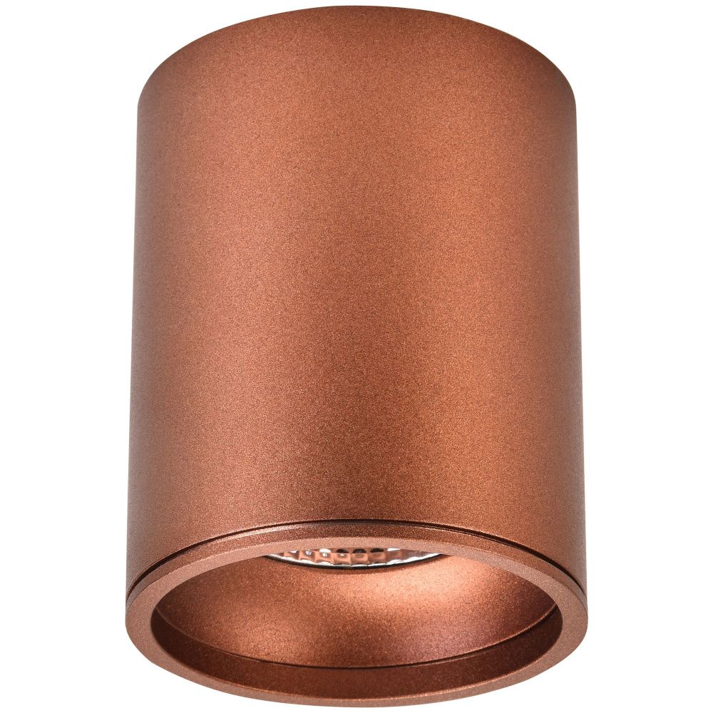 Светодиодный светильник 8 см, 10W, 4000K, Wertmark Stecken II WE804.01.607, коричневый (без цветной вставки-кольца)