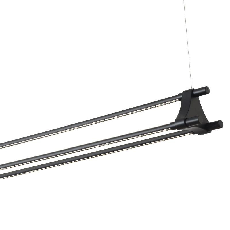 Светильник подвесной 138 см, 30W, 4000K, Crystal Lux CLT 071C L1400 BL, черный