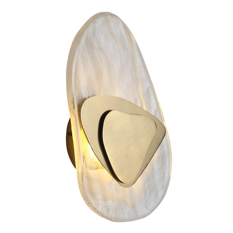 Светильник  настенный светодиодный MUSE 1*LED*7W 4000K ST LUCE SL6123.301.01 латунь