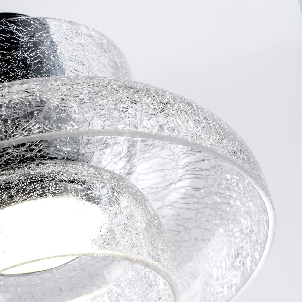 Подвесной светильник 9x22x17см, LED, 10Вт, 3000 / 6500К, Modelux MS.1412.220 CR Хром