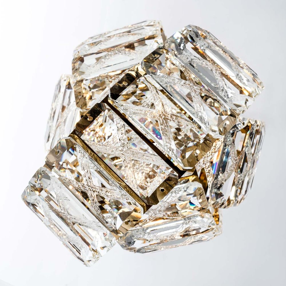 Подвесная люстра 20x20x50см, G9, 2xG9Вт, , Modelux ML.755.2 GD Золото