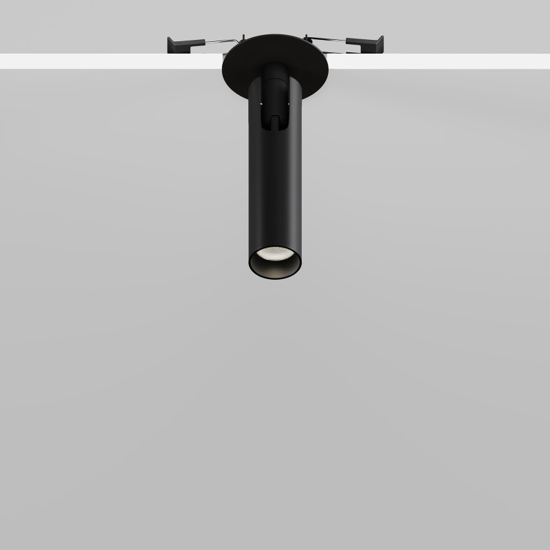 Встраиваемый светильник 3*3*15,1 см, LED, 6W, 4000К, Maytoni Technical Focus T C141RS-L125-6W4K-B черный