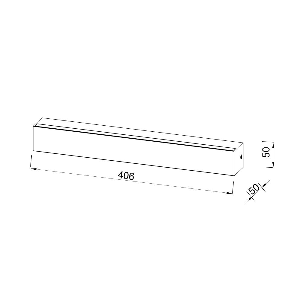 Бра 40,6*5*5-5 см, *LED*17W, 3000K, Mantra Elegance MAN9015, cерый металлик