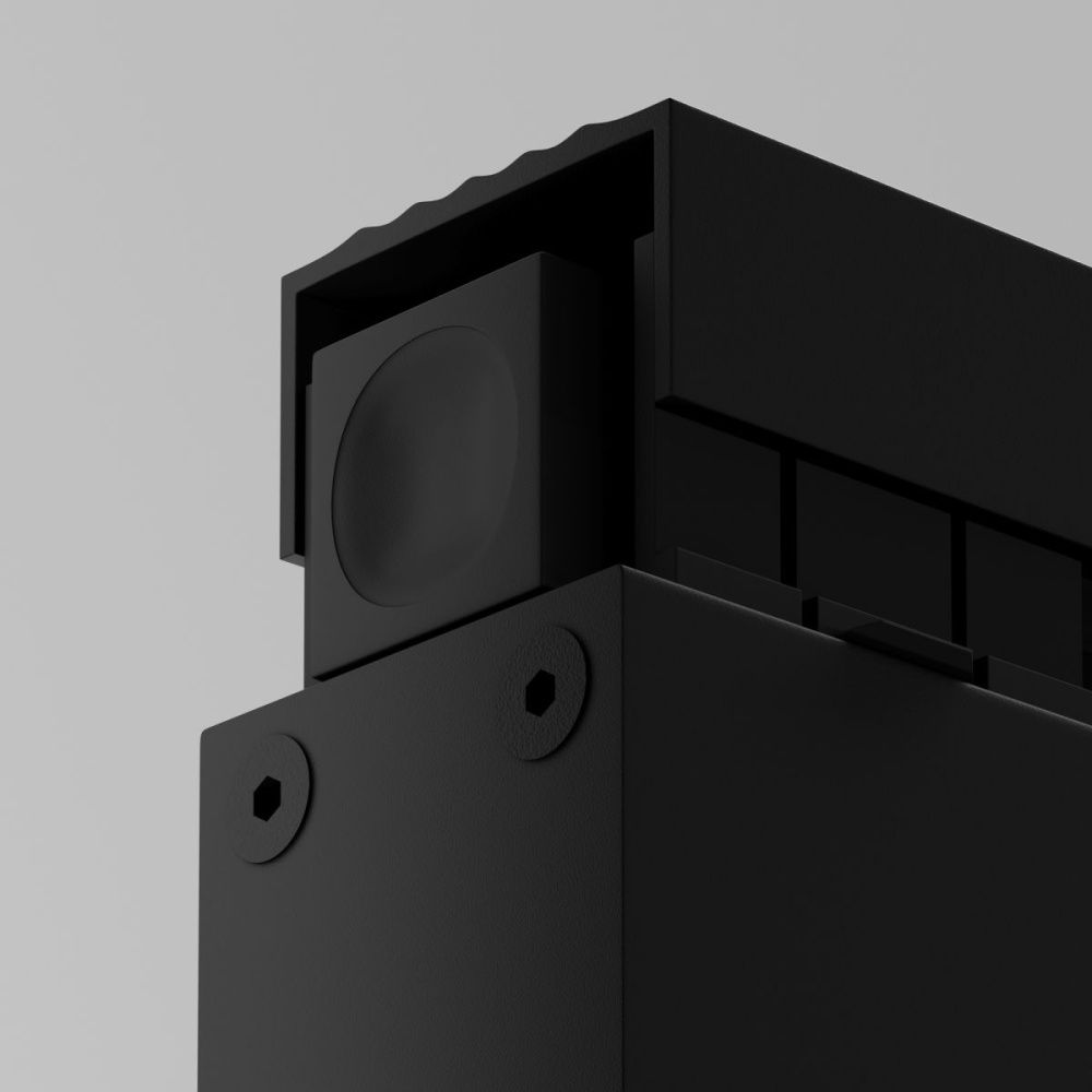 Уличный трековый светильник 33 см, 18W, 3000K, Maytoni Points O-TR02-2-S-18WB3K, черный