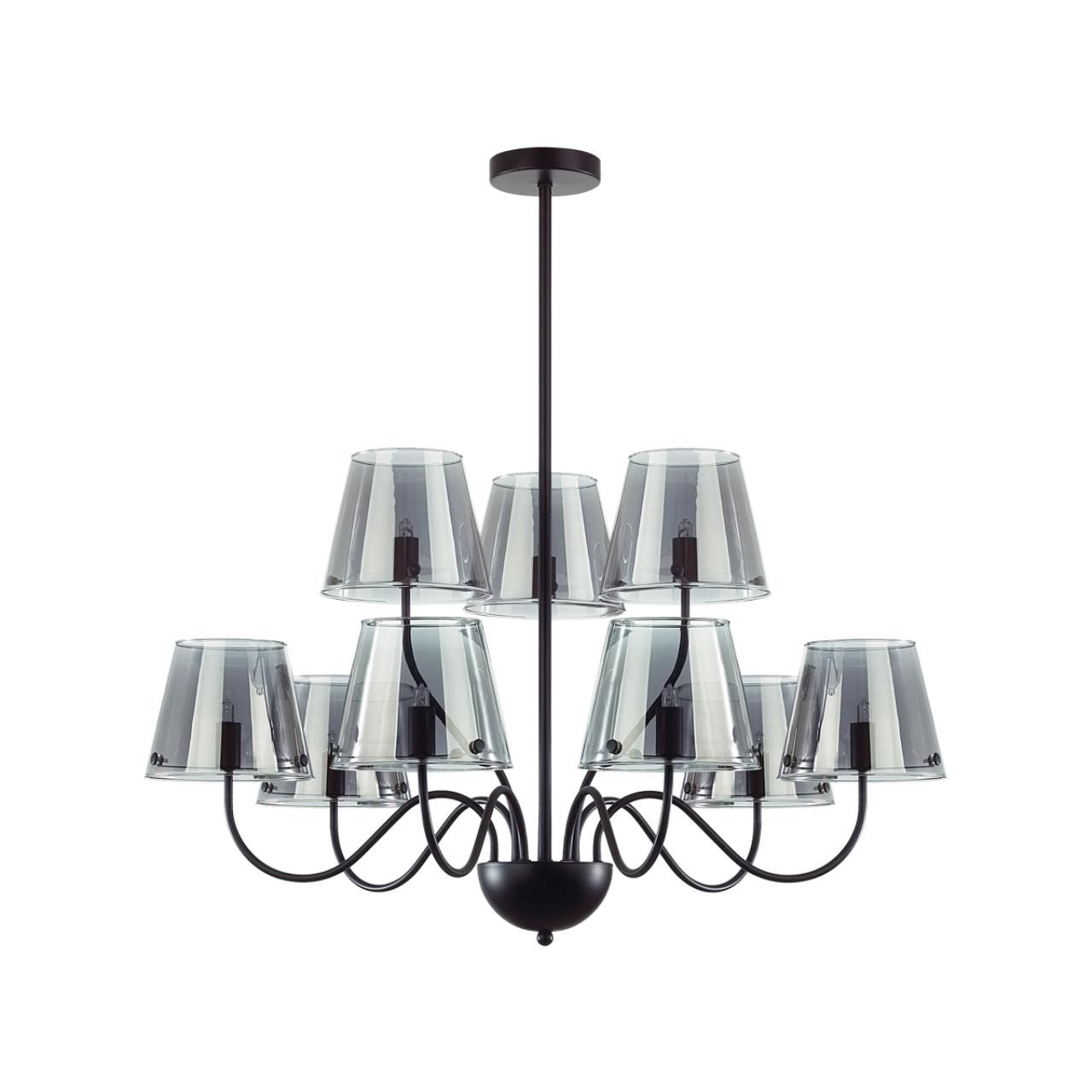 Люстра потолочная 72*70 см, 1*G9*20W Lumion Smoky 6570/9C черный