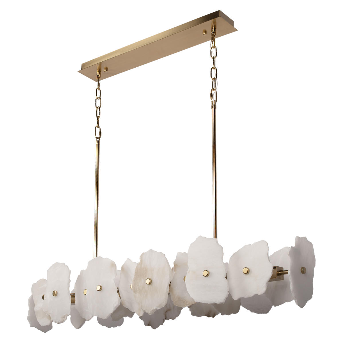 Подвесной светильник 100*28*22 см, 1*LED*60W 3000K LOFT IT Alicante 10248/1000 медный цвет, цвет мрамора