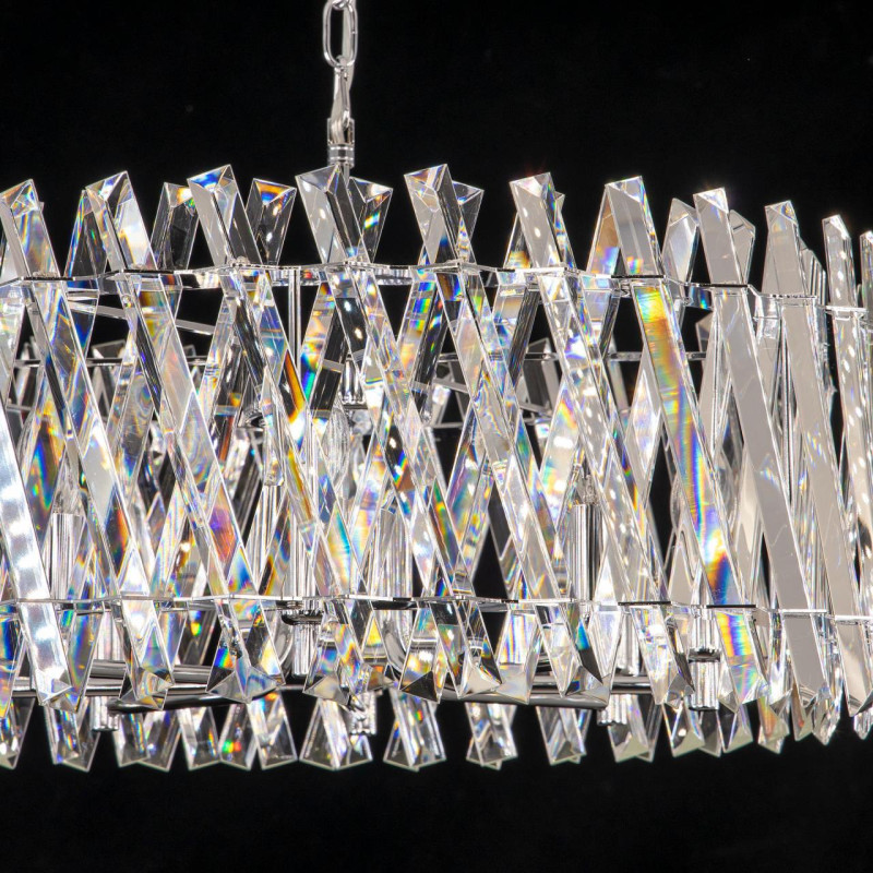Люстра 60 см Citilux Ингвар CL334281 хром