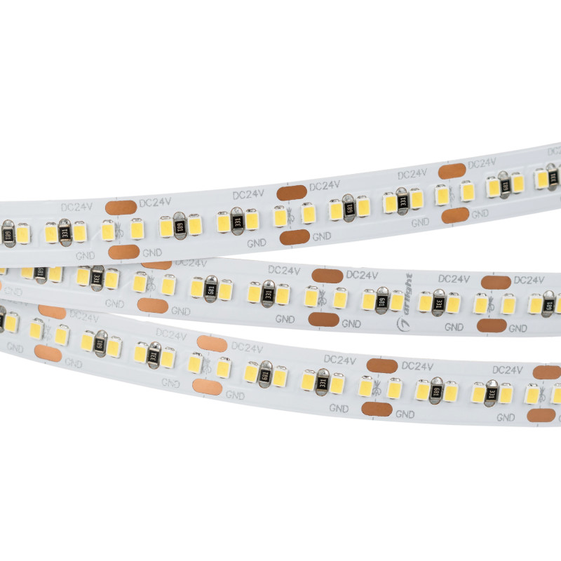 Лента MICROLED-M300-8mm 24V Warm3000 (8 W/m, IP20, 2216, 5m) (Arlight, Открытый) 023559(2). Цена указана за 5 метров. Продается кратно 5 метрам.