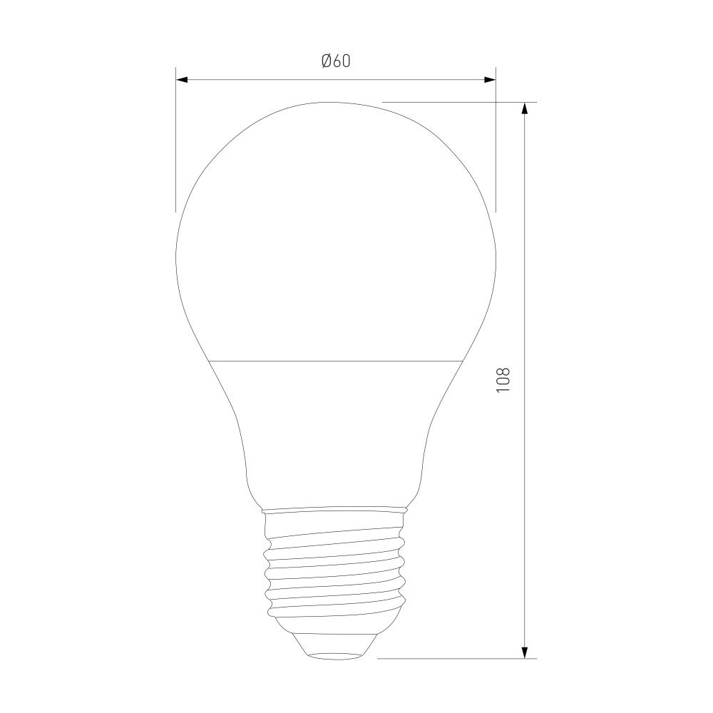 Светодиодная лампа A65 15W 6500K E27 BLE2726 Elektrostandard  4690389053399, a048618