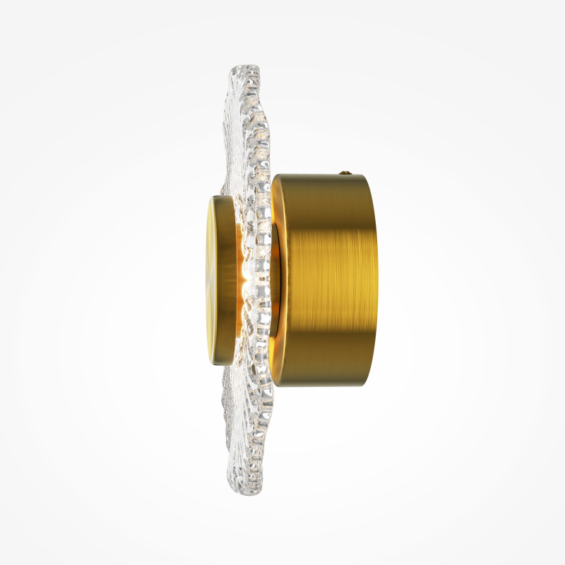 Бра 20 см, 5W, 3000K, Maytoni MOD343WL-L5BS3K2, латунь