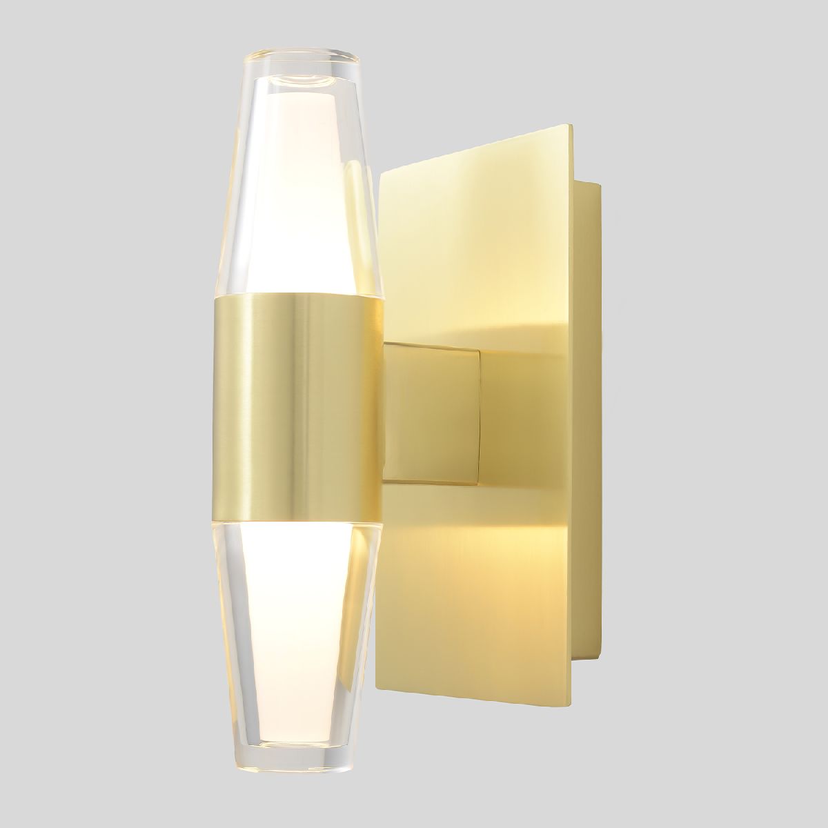 Бра 15 см, 6W, 3000K, Crystal Lux DOROTEA AP1 GOLD, золото
