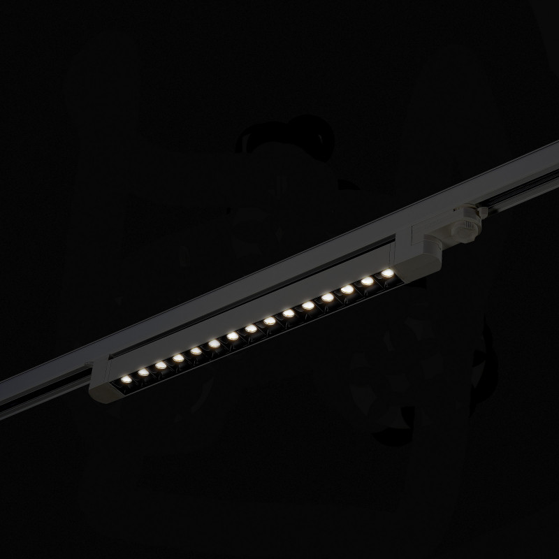 Трековый светильник 54*3 см, 15W 3000K ST LUCE Трехфазная трековая система ST662.436.15 Черный