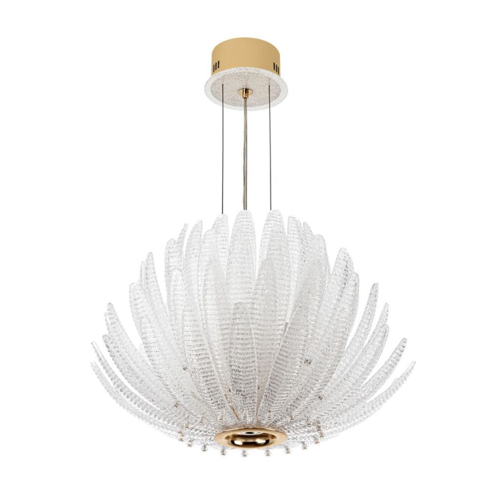 Подвесная люстра 60 см, 70W, 4000K, Modelux ML.9555.600 CP, шампань