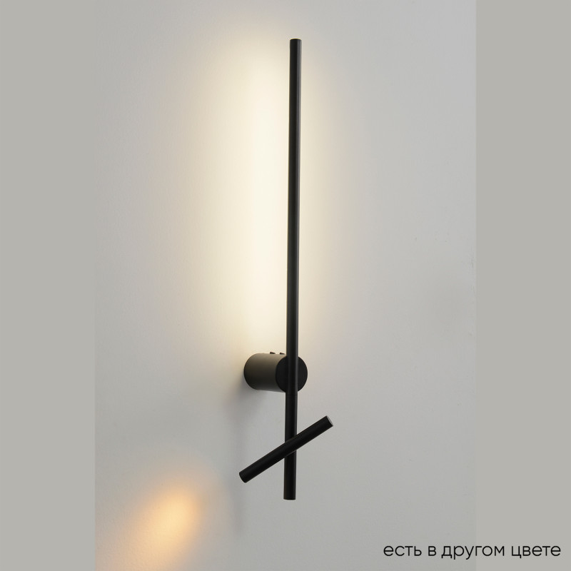 Настенный светильник 72 см, 10W, 4000K, Crystal Lux CLT 358W2 BL, черный