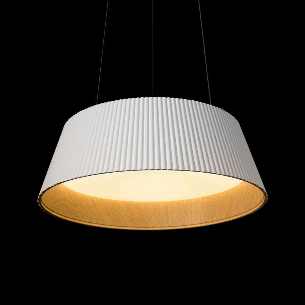 Подвесной светильник 46 см, 24W, 4000K, Loft IT Evans 10224P White, белый