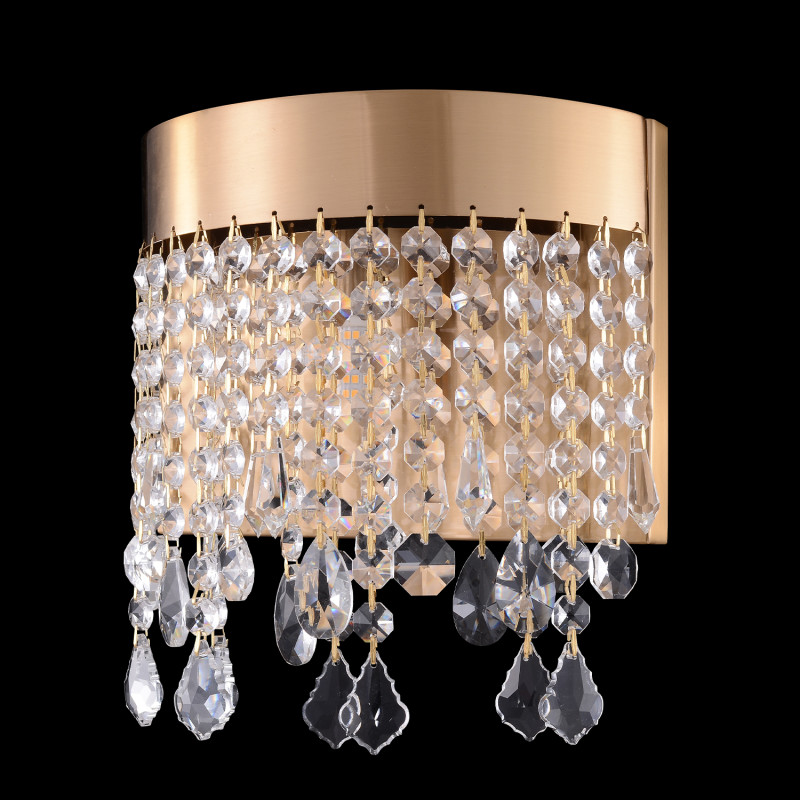 Бра 26 см, Crystal Lux AQUA AP1, латунь