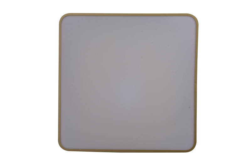 Накладной светильник 50*50*5 см, LED, 72W, 4000K Zortes Gabby ZRS.1215.04, латунный