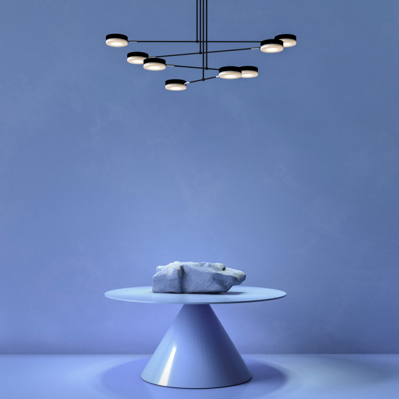Подвесной светодиодный светильник Maytoni Fad MOD070PL-L48B3K, 48W LED, 3000K, черный
