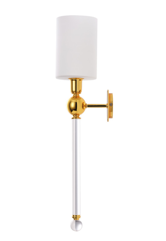 Бра Crystal Lux MIRABELLA AP1 GOLD/WHITE Золото