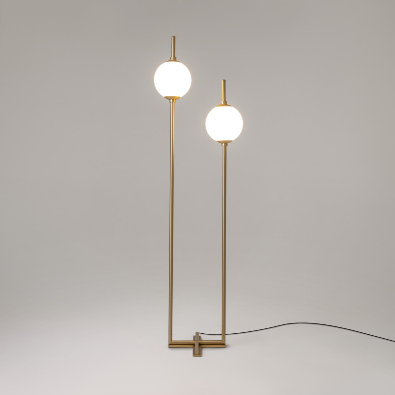 Торшер 44*18*150 см, LED*12W, 3000 К, The Sixth Sense Z020FL-L12BS3K Maytoni, Латунь