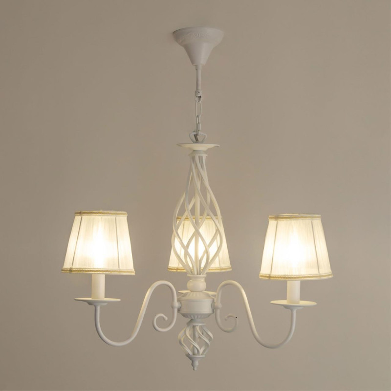 Люстра Citilux CL427130, диаметр 65 см, белый