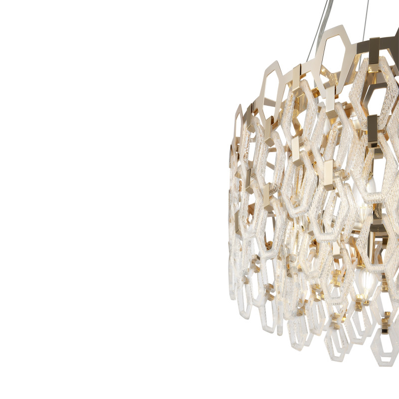 Светильник 55 см, Maytoni Tissage MOD490PL-09G, золото