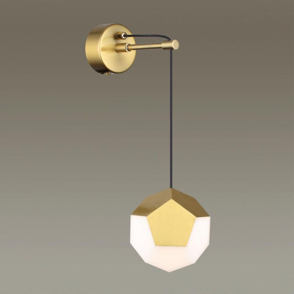 Бра Odeon Light Bingo 4305/7WL, 7W LED, 4000K, золото