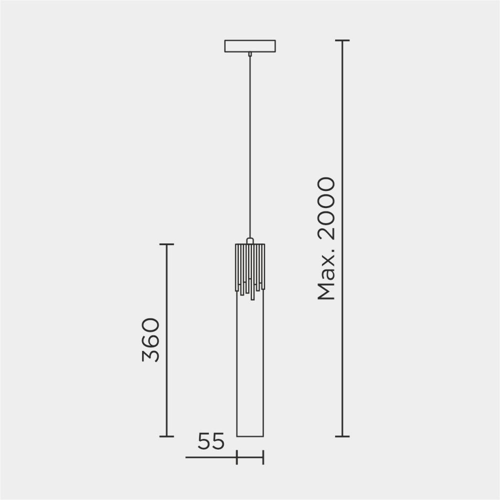 Подвесной светильник MODELUX ML.88992.1 GD золото