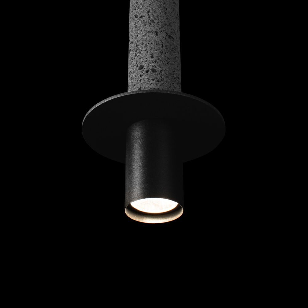 Подвесной светильник 13 см, 7W, 4000K, Loft IT Lava 10361A, черный-серый