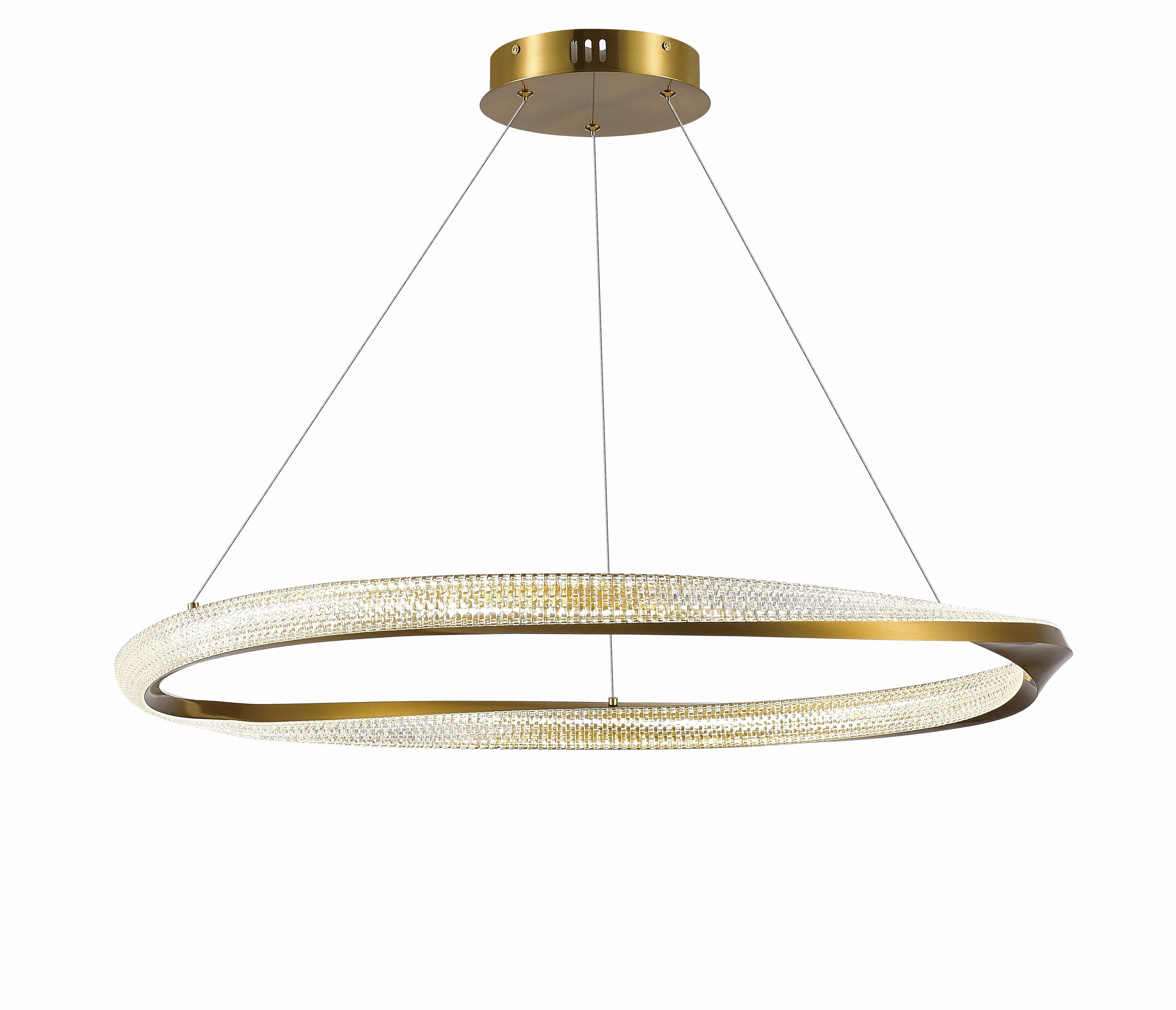 Люстра  800*1200, LED, 75W 4000K NewRgy LED 2176B-DW-80 BRASS, Бронза